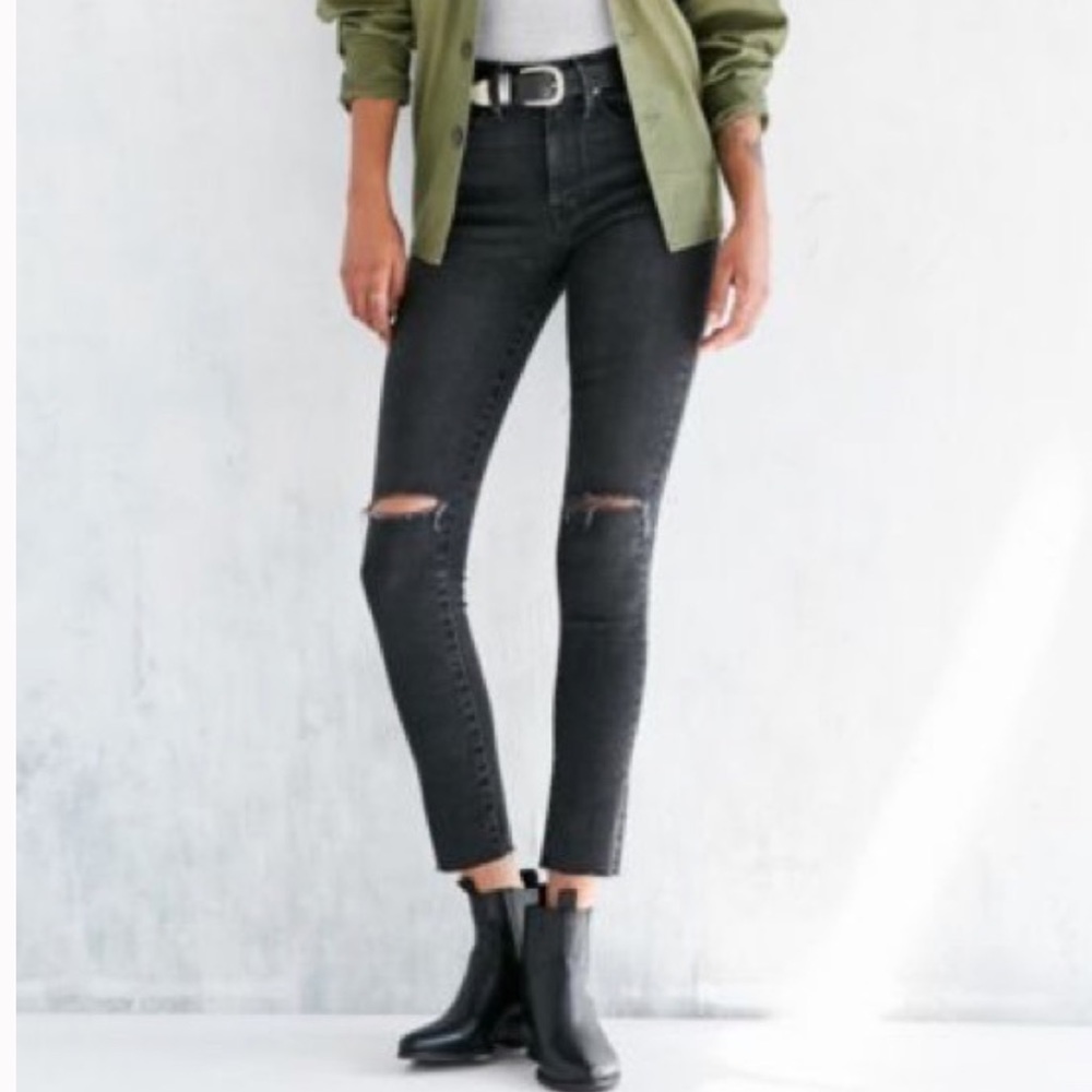 BDG Twig Crop Ripped High-Rise Skinny Jean